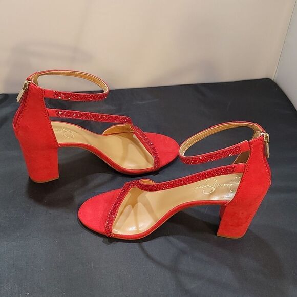 BRAND NEW YORK JESSICA SIMPSON HIGH HEEL STILETTOS SANDAL R3 - Picture 9 of 16